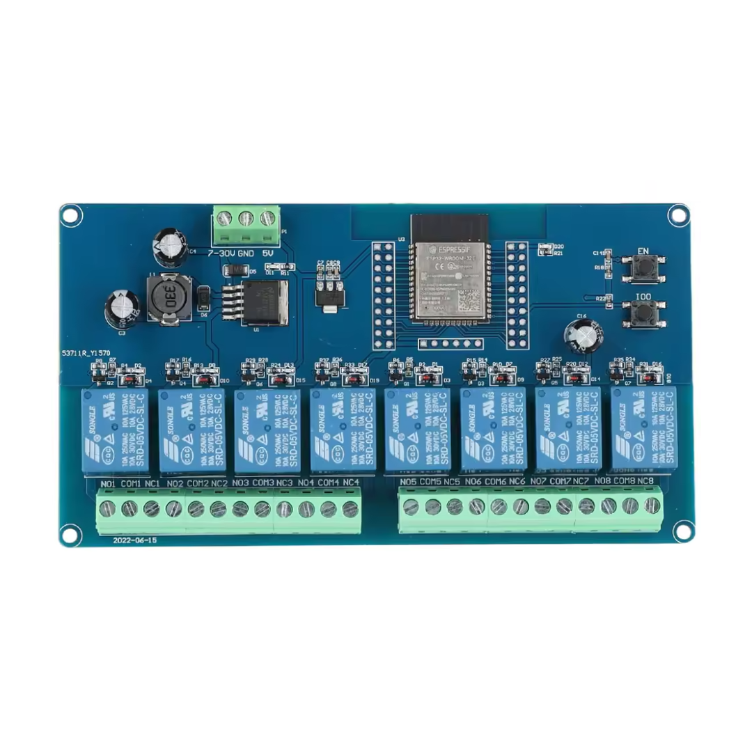 PLACA CONTROL 8 MODULOS 16A